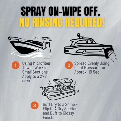 Ducky Products Water Spot Plus - Exterior Detailing Spray with Wax for Boats, Cars, Motorcycles & RVs | 32 oz