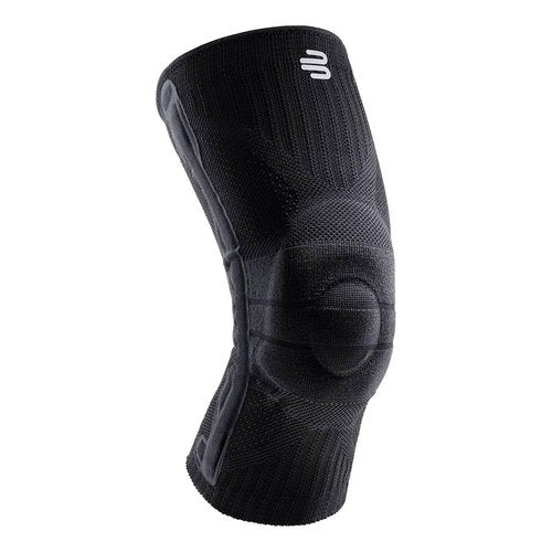 Bauerfeind Sports Knee Support - Knee Brace for Pain Relief and Stabilization - Patellar Knee Pad for Enhanced Support - Targeted Compression - Lightweight & Durable (All Black, M)