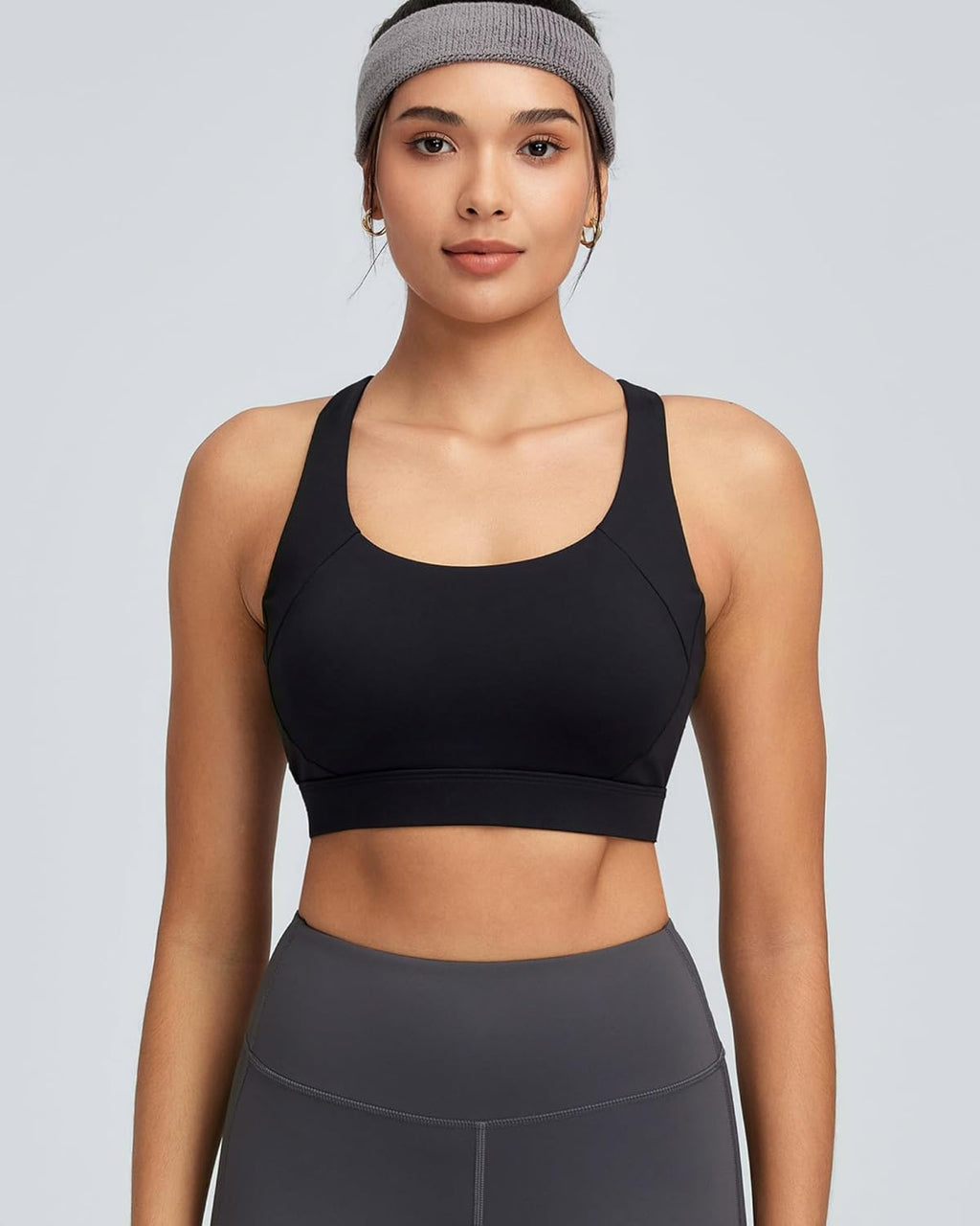 RUNNING GIRL Sports Bra - High Support Adjustable Straps | Molded Cup with Sewn-In Pads for Comfort