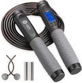 Te-Rich Weighted Jump Rope - Adjustable Length Skipping Rope with Counter for Fitness | Heavy Handles