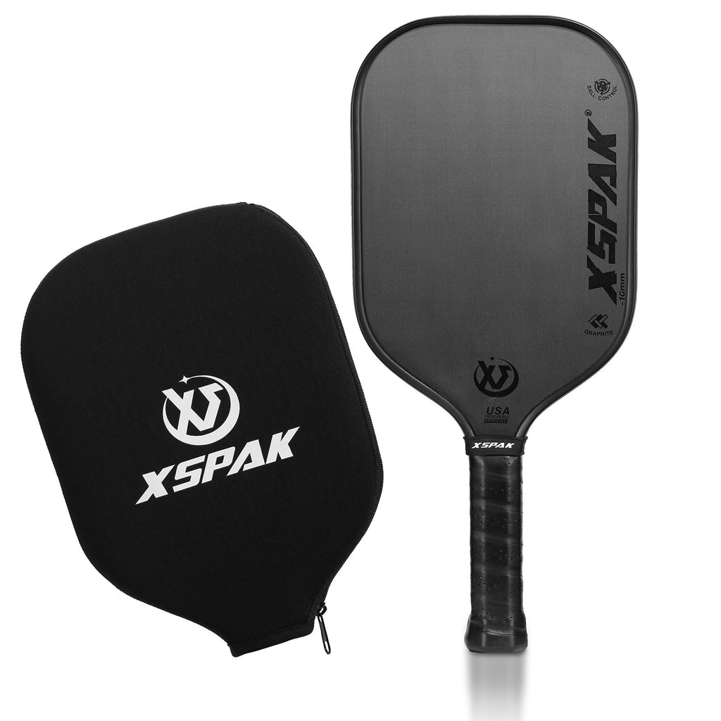XS XSPAK USAPA Carbon Fiber Pickleball Paddle - World Champion Surface Technology Options Pickleball Racket - Tournament Edition - Polypropylene Honeycomb Paddle with Cushion Comfort Grip