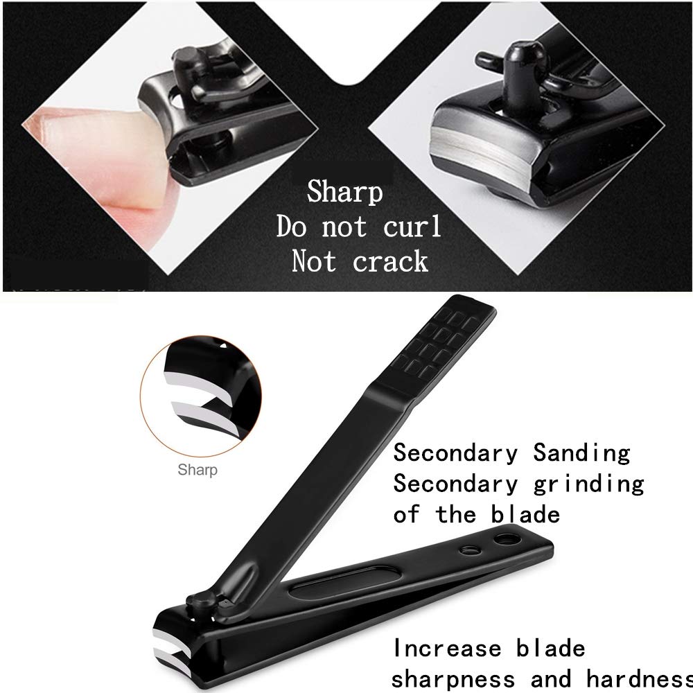Skiennix Manicure Set - Professional Nail Clippers & Grooming Kit with Travel Case | Perfect Gift for Men & Women