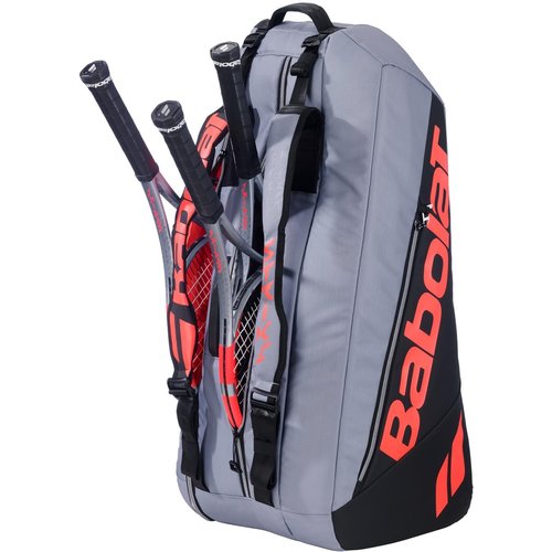 Babolat Pure Strike 4th Gen Racquet Holder x6 Tennis Bag (Carbon Grey)