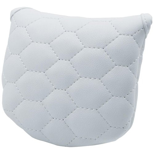 Gbourly Golf Club Stylish Mallet Putter Cover Easy Closure Heel Shafted PU Leather Headcover