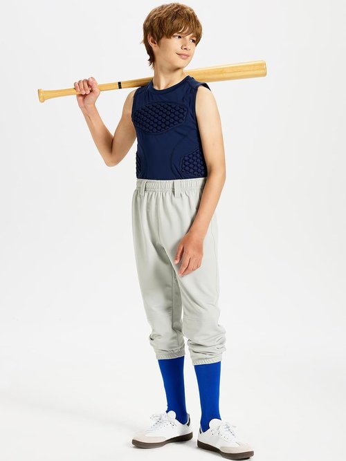 DEVOROPA Youth Baseball & Softball Pants - Comfortable Fit with Pockets | Sizes 2T-5T