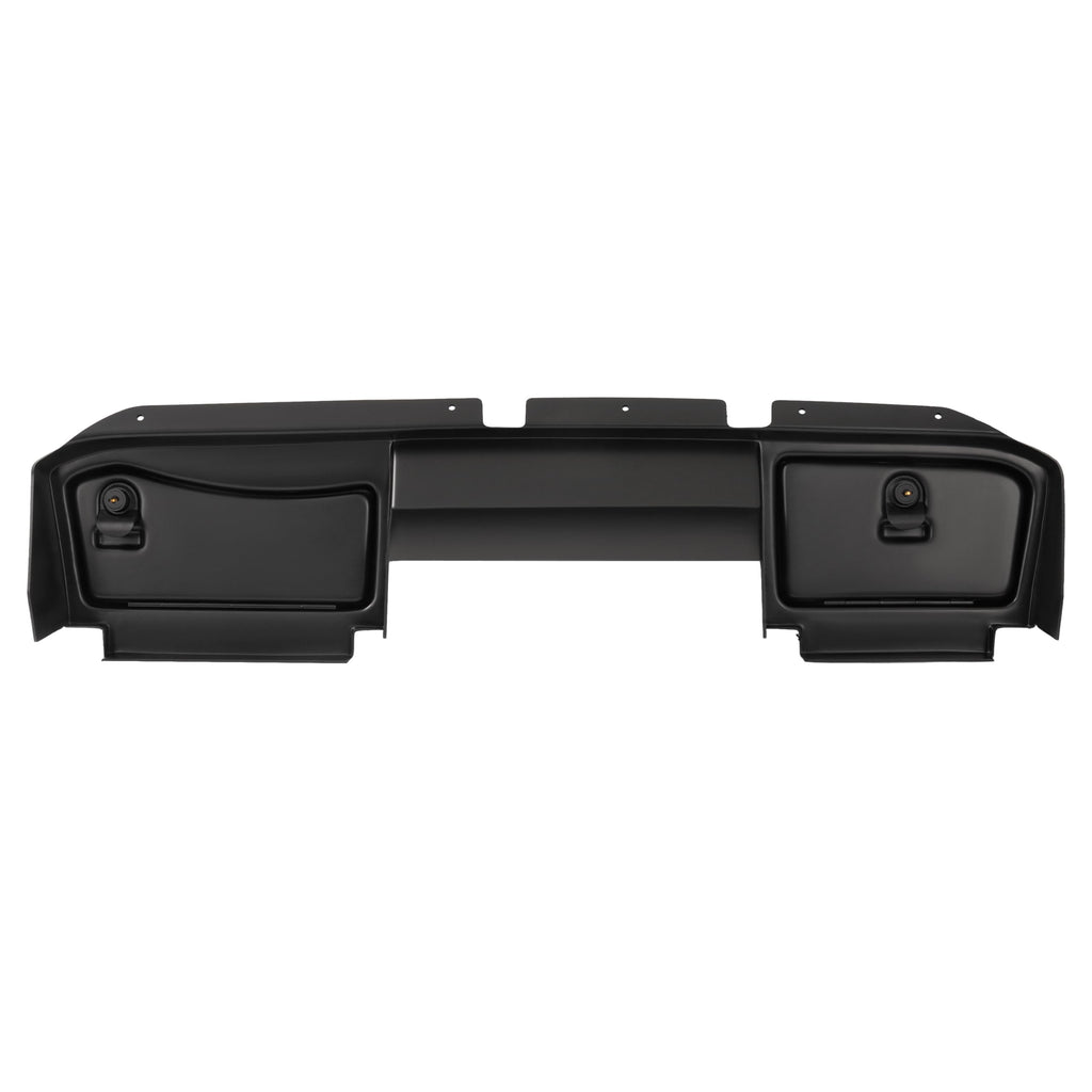 WUTIST Dashboard Cover W/Lockable Doors Compatible with 2008-2014 EZGO RXV Models Dash Cover Matte Black Plastic Steel Painted