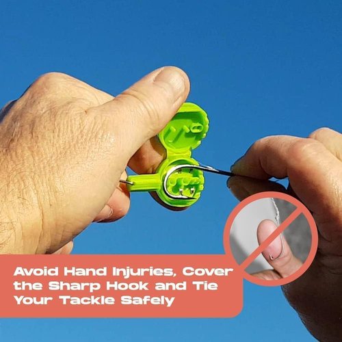 HOOK-EZE Nail Fishing Knot Tying Tool - Quick & Easy Fly Fishing Accessory | 4-Piece Set for Men