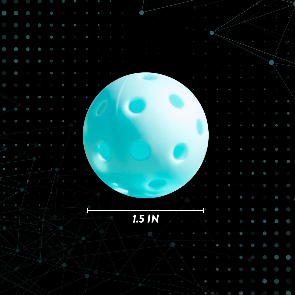 Bandit Sports Popper Plastic Baseballs, Made of Impact-Resistant and Rebounding Material, Perfect Practice Baseballs & Hitting Ball Training (12 Mini Baseball Training Balls, Mini Popper Balls)