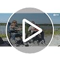 Oversized Folding Rocking Camping Chair - Portable Outdoor Seat Supports 400 lb - Blue (Variation 1p-Fabric Blue / 1)