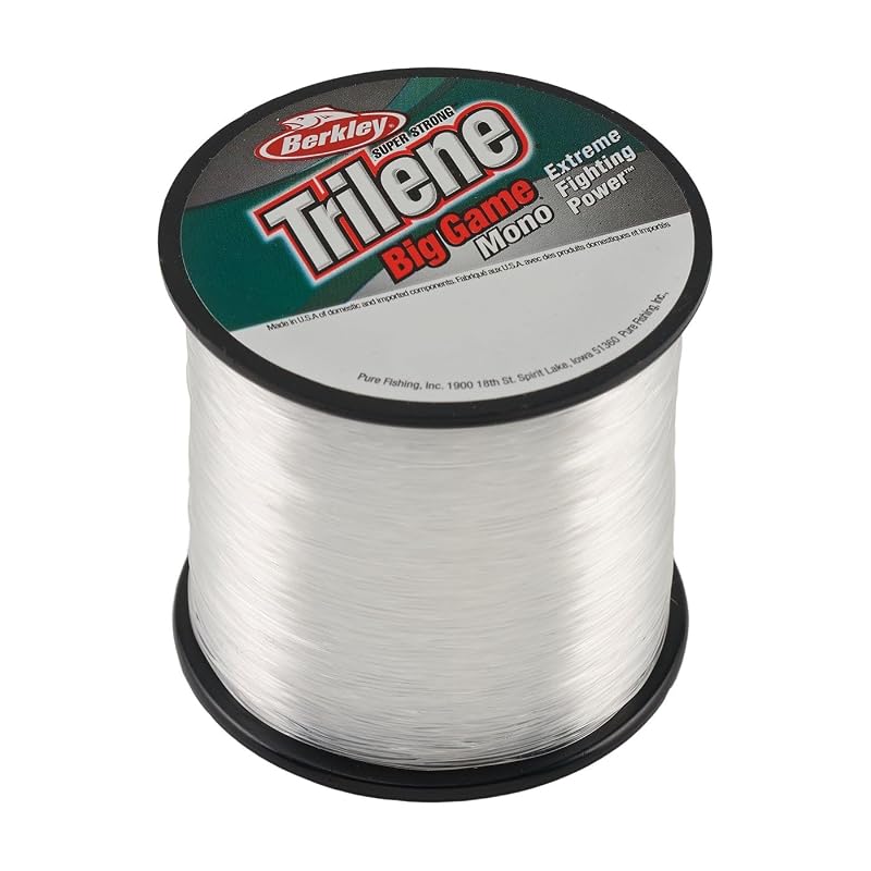 Berkley Trilene Big Game Monofilament Fishing Line, Green, 12lb 1175yd