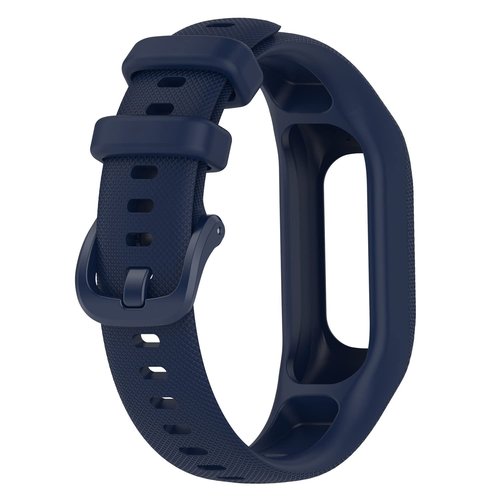 Huwokxix Watch Band compatible with Garmin vivosmart 5/smart 5,Adjustable Silicone Sports Wristband Replacement Band(Black+dark blue+dark gray,L)