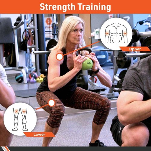Body Sport Kettlebell - Cast Iron Vinyl Coated for Strength Training | Professional Gym & Home Use