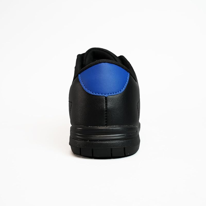 Elite Men's Basic Bowling Shoes with Universal Sliding Soles - Black/Royal 11