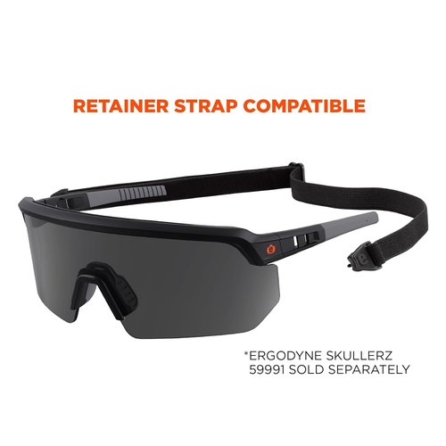 Ergodyne Skullerz Aegir Safety Glasses - ANSI Z87.1+ Certified Protection | Durable & Comfortable Fit