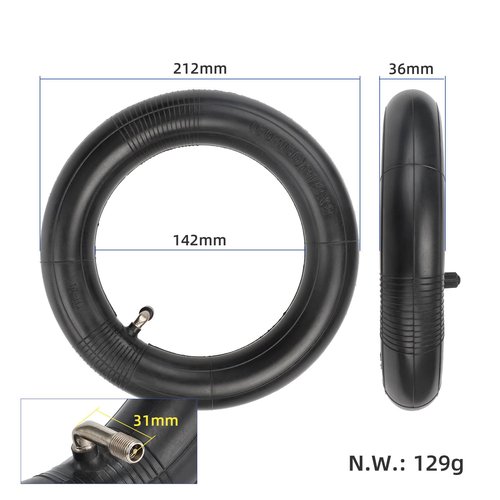 Original 9x3.0-6 Outer Tire and Inner Tube for Blade Mini Pro Electric Scooter 9 * 3.0-6 Tyre Accessories (Inner Tube)