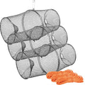Crawfish Trap Steel Mesh with Spring Clip, for Crawdads Crayfish