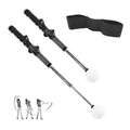 Retractable Golf Swing Training Aid, Golf Grip Trainer & Golf Swing Trainer for Warm-up, Right-Handed Golf Club for Indoor Practice, Golf Accessories - Strength & Tempo Training for Chipping Hitting