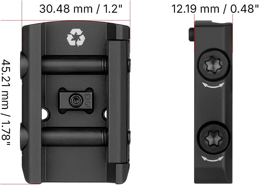 OSIGHT C Micro Red Dot Sight - Compact Design with OSP-091 Low Profile Mount