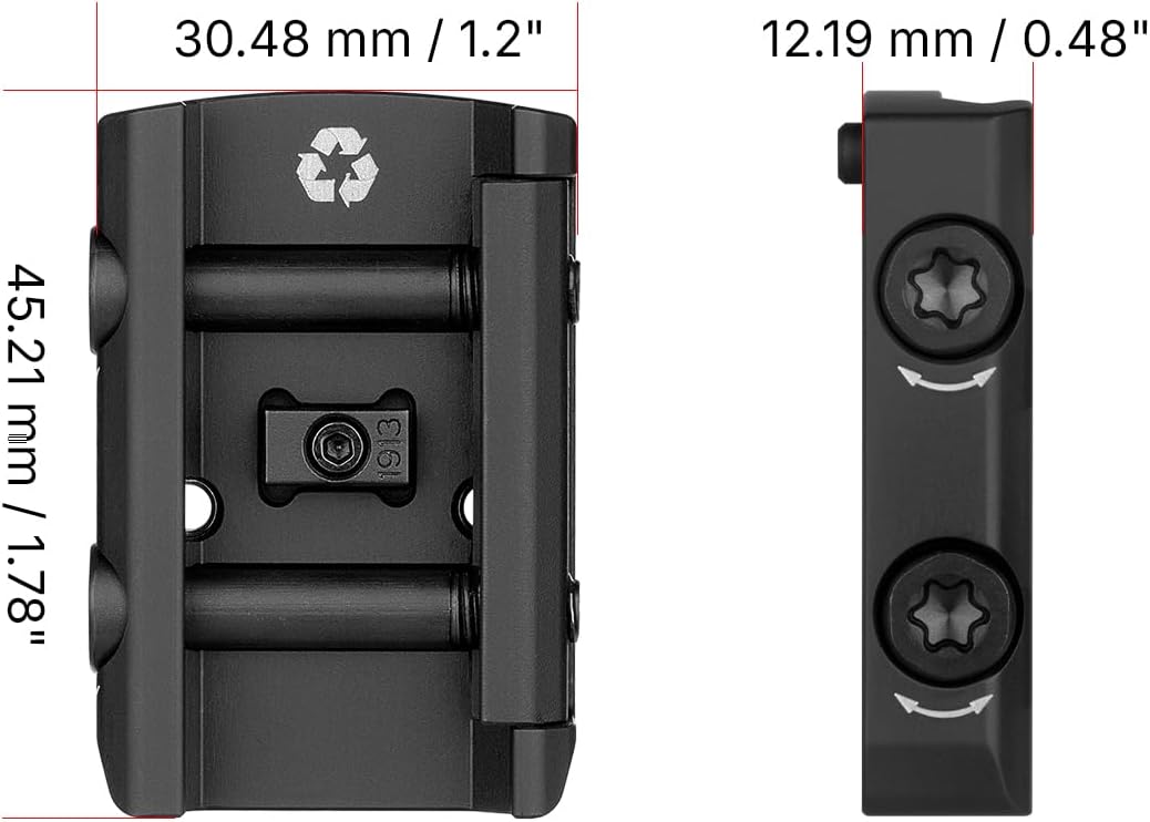 OSIGHT C Micro Red Dot Sight - Compact Design with OSP-091 Low Profile Mount