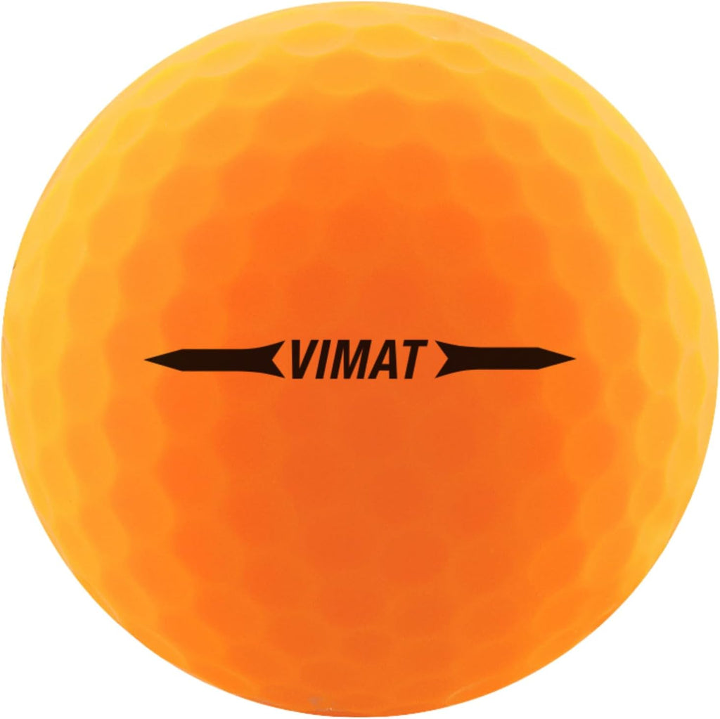 Volvik Vimat Golf Balls - High Visibility Orange Color for Enhanced Performance