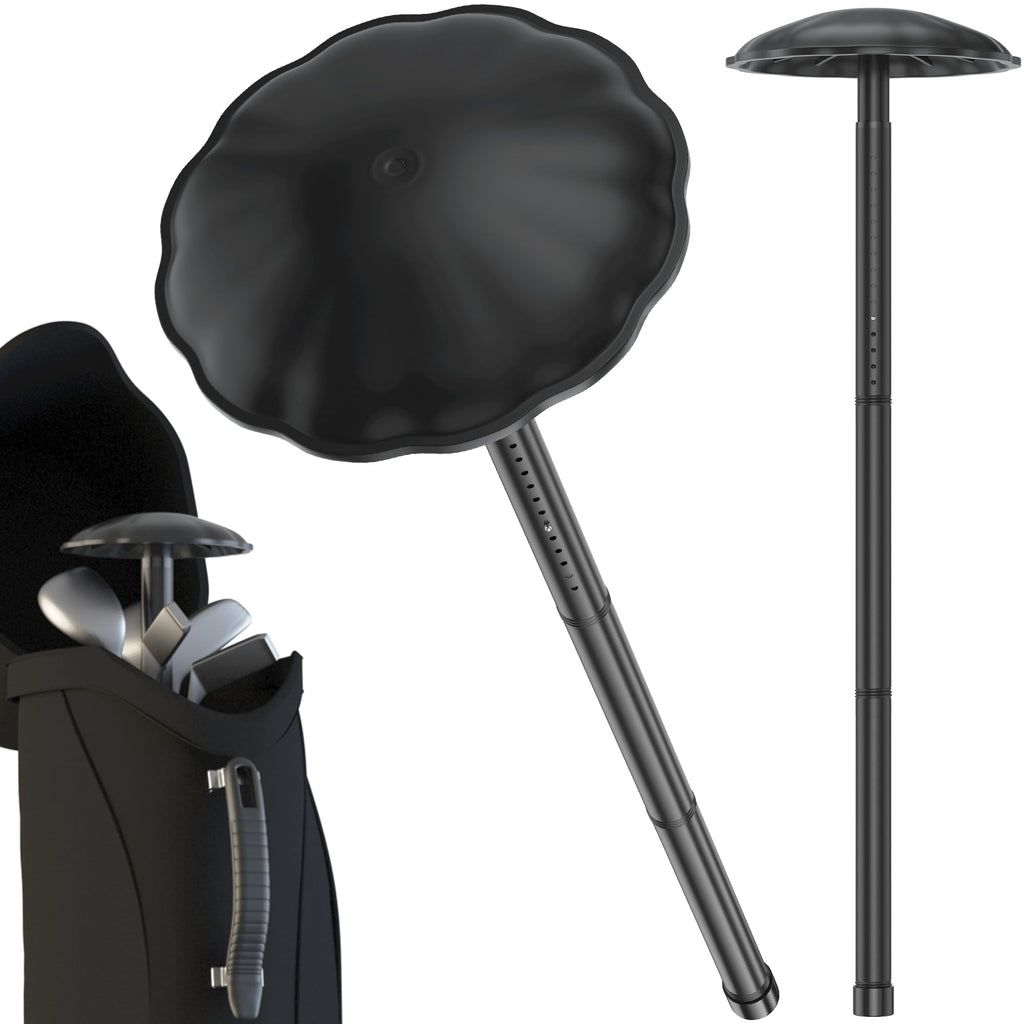 Scisum Golf Travel Bag Support Pole - Heavy-Duty Alloy Steel Golf Club Protector with ABS Cover, Adjustable 27-56 Inch, Tool-Free Installation for Travel Bags