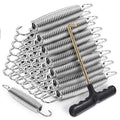 7 Inch Trampoline Replacement Springs with T-Hook 72-Pack for Strong Bounce