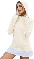 LUYAA Women's Sun Protection Hoodie - UPF 50+ Breathable Long Sleeve for Outdoor Activities