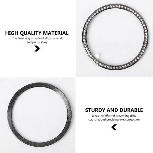 ARTIBETTER Bezel Ring Cover for Watch 42Mm Smartwatch Alloy Metal Frame Scratch Collision Protector Stylish Watch Accessory