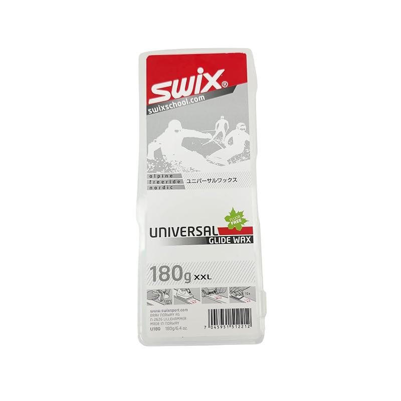 Swix Universal Ski & Snowboard Glide Wax 180g - Non-Fluoro, All-Temp