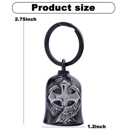 Motorcycle for Bells - Motorcycle Angel Bell for Men Women,Bell Biker Accessory,Guard Riding Safety