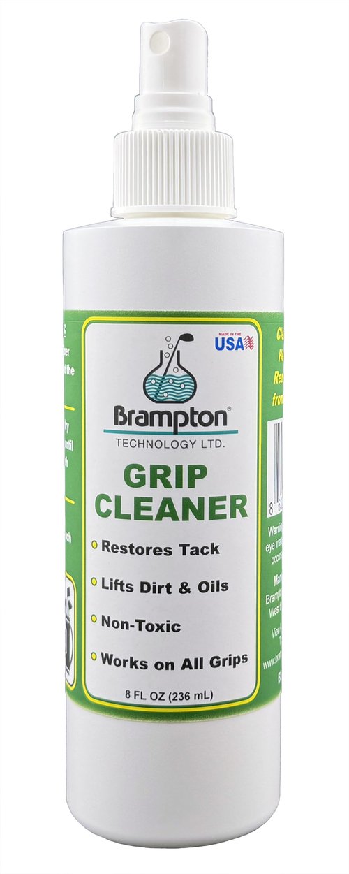 Brampton Golf Grip Cleaner, Works on Balls & Club Head Grooves, Restores Tackiness, Removes Dirt & Oil, Grip Spray for Golf, Tennis, Baseball, Football, & More, No PFAS or Ammonia, 8oz