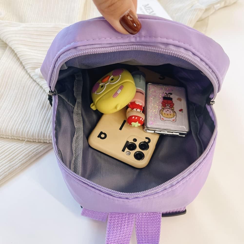 Skiennix Casual Mini Backpack - Fashionable Preppy Style for Women | Butterfly Design