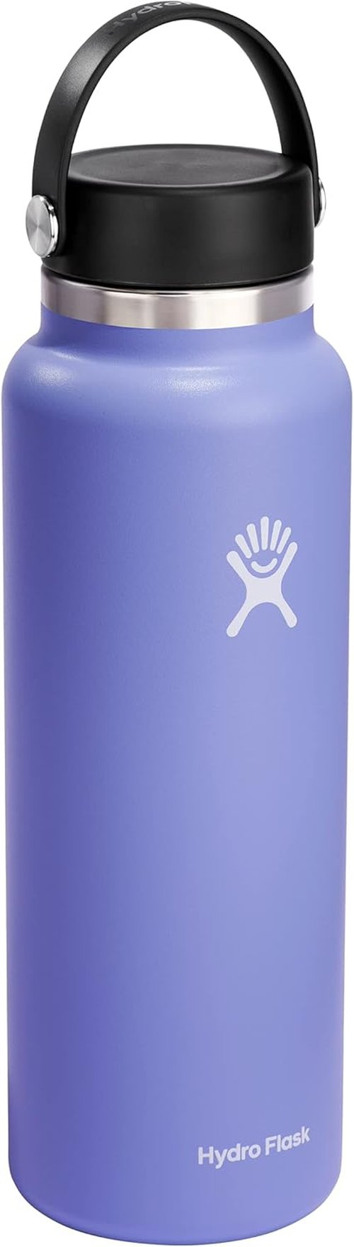 Hydro Flask 40 Oz Wide Mouth Water Bottle - Durable Flex Cap in Lupine Color
