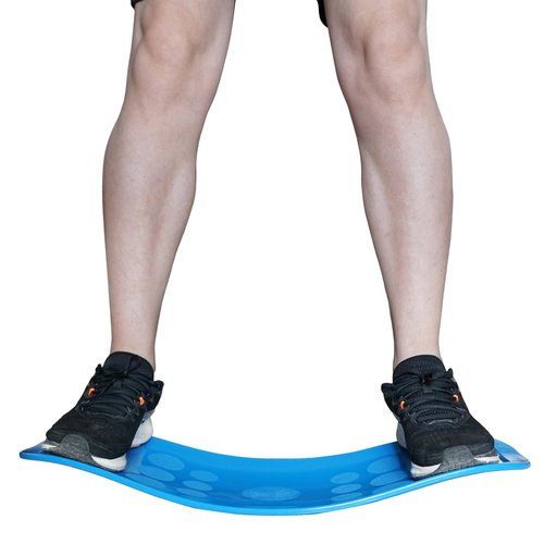 Stability Balance Board for Core Strength and Flexibility Workouts, ABS Plastic Construction (Blue)
