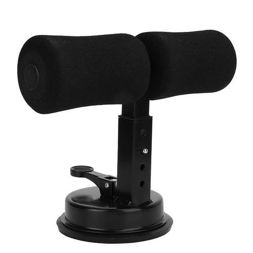 Sit Up Bar for Floor, Abdominal Muscle Exercise, Portable Sit Up Tool Exercise Equipment Assistant Device with Self Priming Suction Cup,Body Shaping (Black)