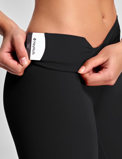 HeyNuts Workout Pro 7/8 Leggings for Women, High Waisted Compression Workout Leggings Athletic Tummy Control Buttery Soft Yoga Pants 25'' Black M(8/10)