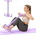 Pedal Resistance Bands - Upgraded 6-Tube Natural Rubber for Full-Body Stretching & Strength Training