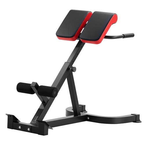 VEVOR Roman Chair Hyperextension Bench, 300 lbs Adjustable Extension Machine, Multi-Function Exercise Equipment for Glute, Hamstring, Lower Back, and Ab Workout, Fitness Weight Bench for Home Gym