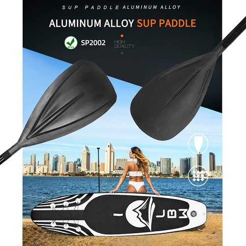 LBW Stand Up Paddle Board Paddle - Adjustable 3-Piece Aluminium Alloy Oars with Storage Bag | Lightweight & Durable
