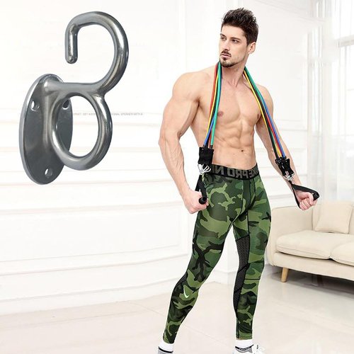 QIAOTLB 2PCS Heavy Duty Resistance Band Wall Anchor for Home Gym Strength Training Resistance Bands Suspension Straps Stretching Band
