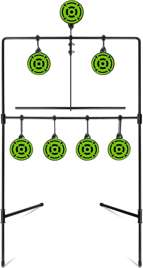 Ideagle Metal BB Gun Targets - Resetting Airsoft Shooting Target for .177/.20 Caliber | Backyard Fun
