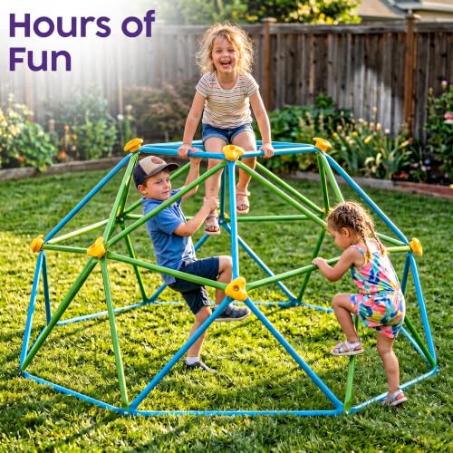 Hurtle 6ft Climbing Dome for Kids Outdoor Jungle Gym & Monkey Bars