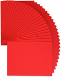 Premium Red Foam Sheets by CraftPro - 9x12 Inch, 2mm Thick, 25 Pack for DIY Projects & Scrapbooking