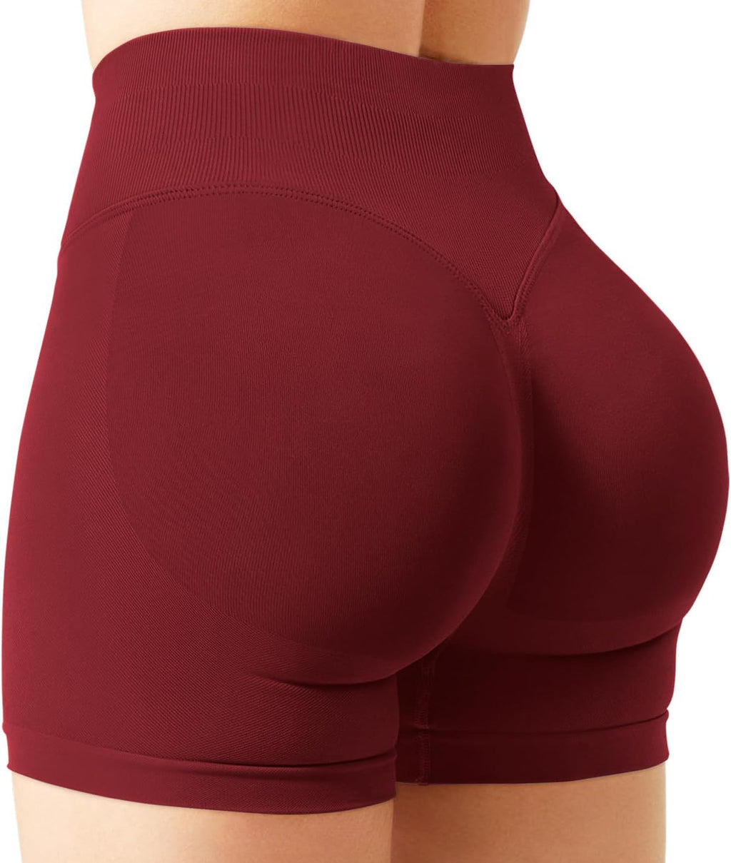 Skiennix Women’s Workout Shorts - Scrunch Butt Lifting & Tummy Control | Comfy Seamless Gym Biker Shorts