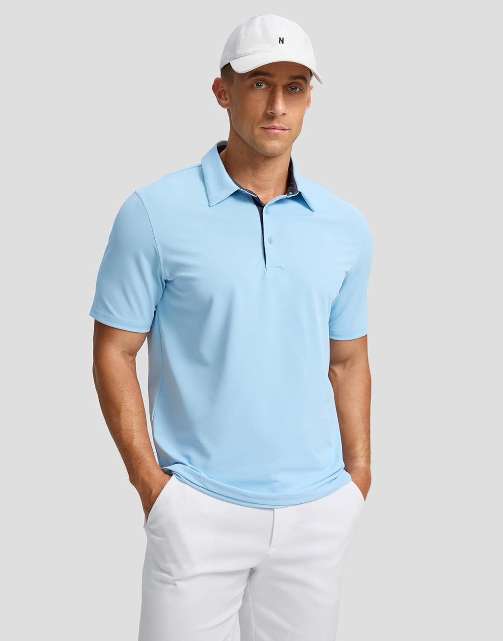 Skiennix Men's Golf Polo Shirts - Dry Fit Moisture-Wicking Performance | Short Sleeve Casual Athletic Wear