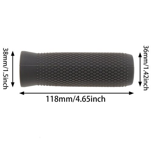 E-outstanding 2pcs Handlebar Grip Handle Bar Handle Grips Accessories for Segway Ninebot ES1 ES2 ES4 Electric Scooter Gray