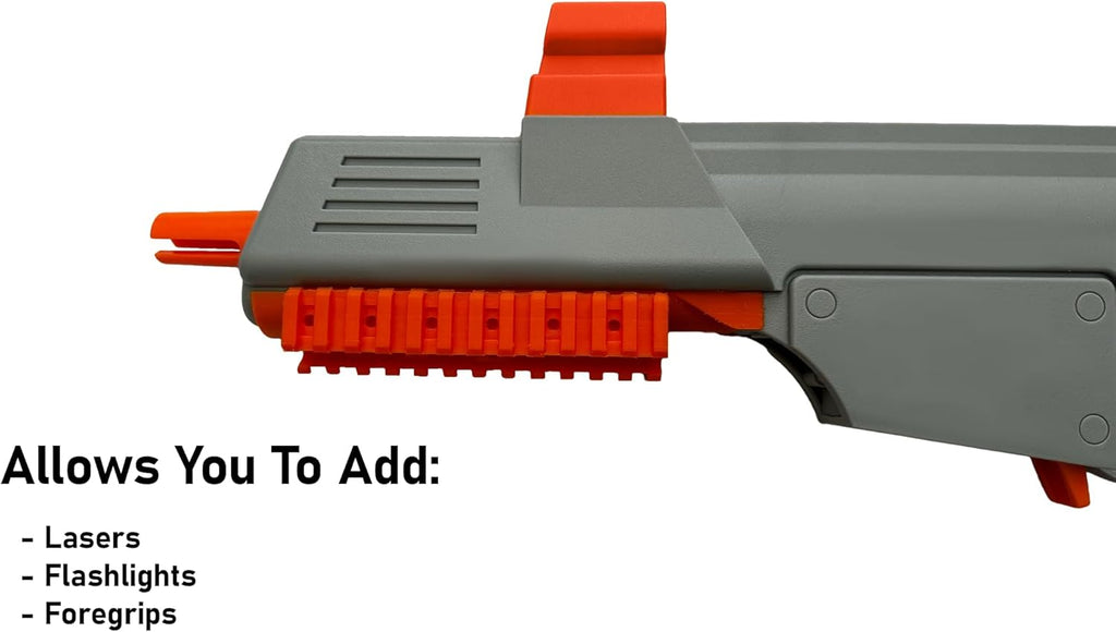SplatRball Picatinny Battery Cover Rail Mod - Enhance Your SRB-400 Water Bead Blaster (Black)