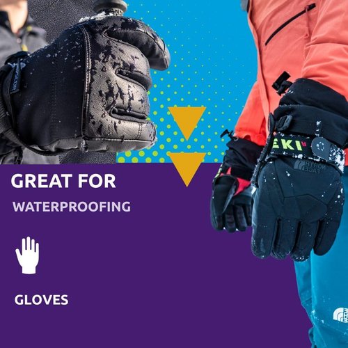 Nikwax Glove Proof - High-Performance Waterproofing Treatment for Leather & Fabric Gloves | Restores DWR & Breathability