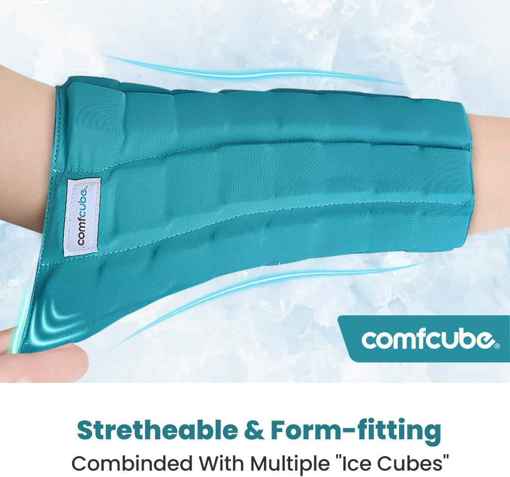 Skiennix Elbow Ice Pack Wrap - Long-Lasting Cold Compression Sleeve for Tendonitis & Pain Relief