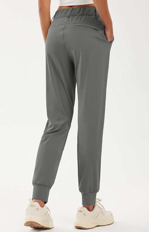Libin Women's Golf Joggers - 4-Way Stretch Athletic Pants with Pockets | Tapered Design for Casual Wear